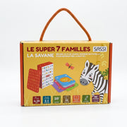 Coffret Jeu de Cartes Sassi : Le Super 7 Familles & Le Menteur