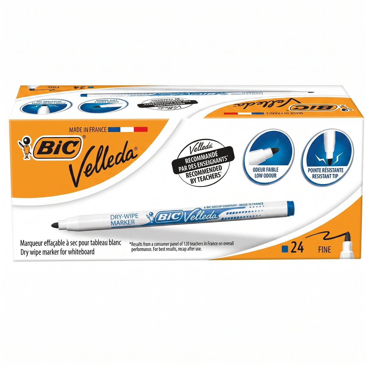 Marqueur tableau blanc fin BIC Velleda