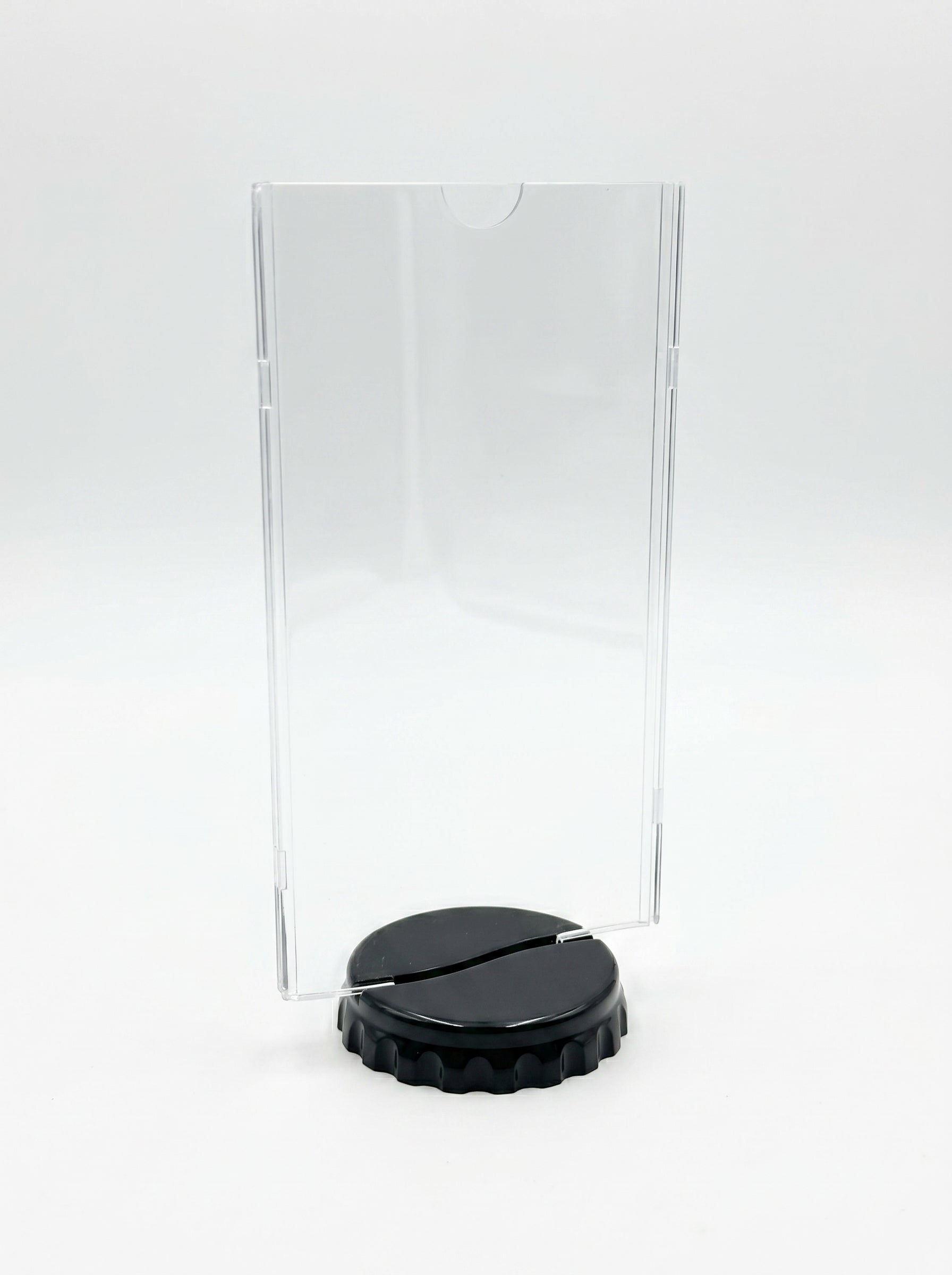 Support Publicitaire en Plastique 100*200mm REAP | Porte-Affiche Transparent