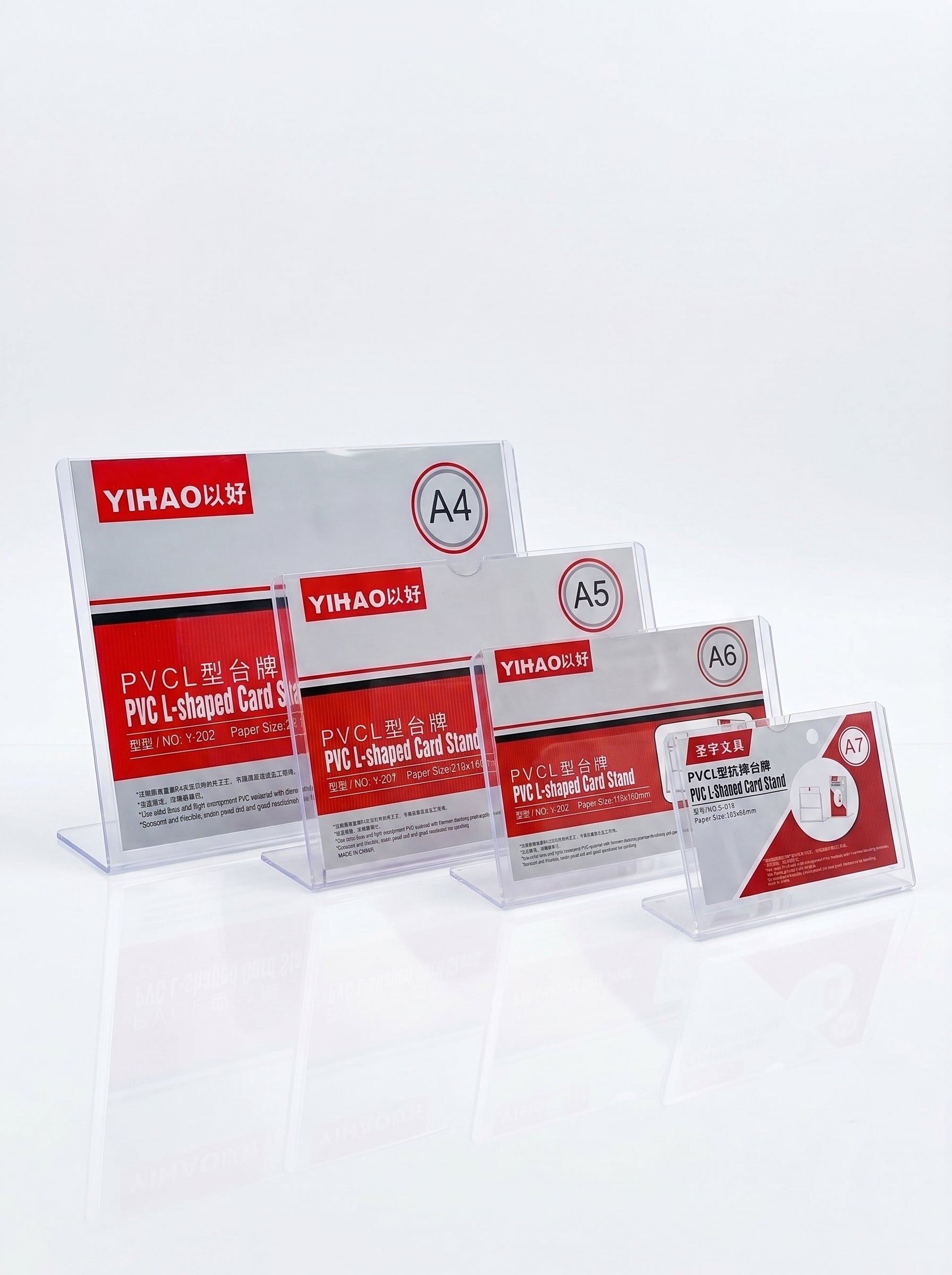 Support Publicitaire A7 A6 A5 A4 | Présentoir en Plastique Transparent