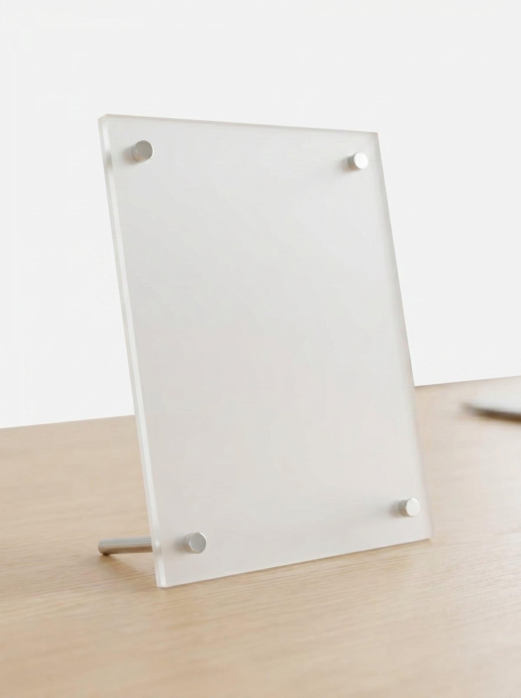 Support Publicitaire | Présentoir de Comptoir Transparent Image principale du produit