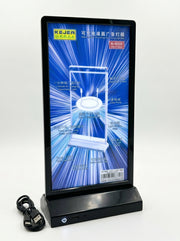 Support Publicitaire avec Lumière LED 105 x 210 mm
