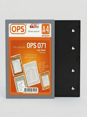 Support Publicitaire A4 en Plastique OPS | Présentoir Transparent