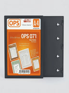 Support Publicitaire A4 en Plastique OPS | Présentoir Transparent