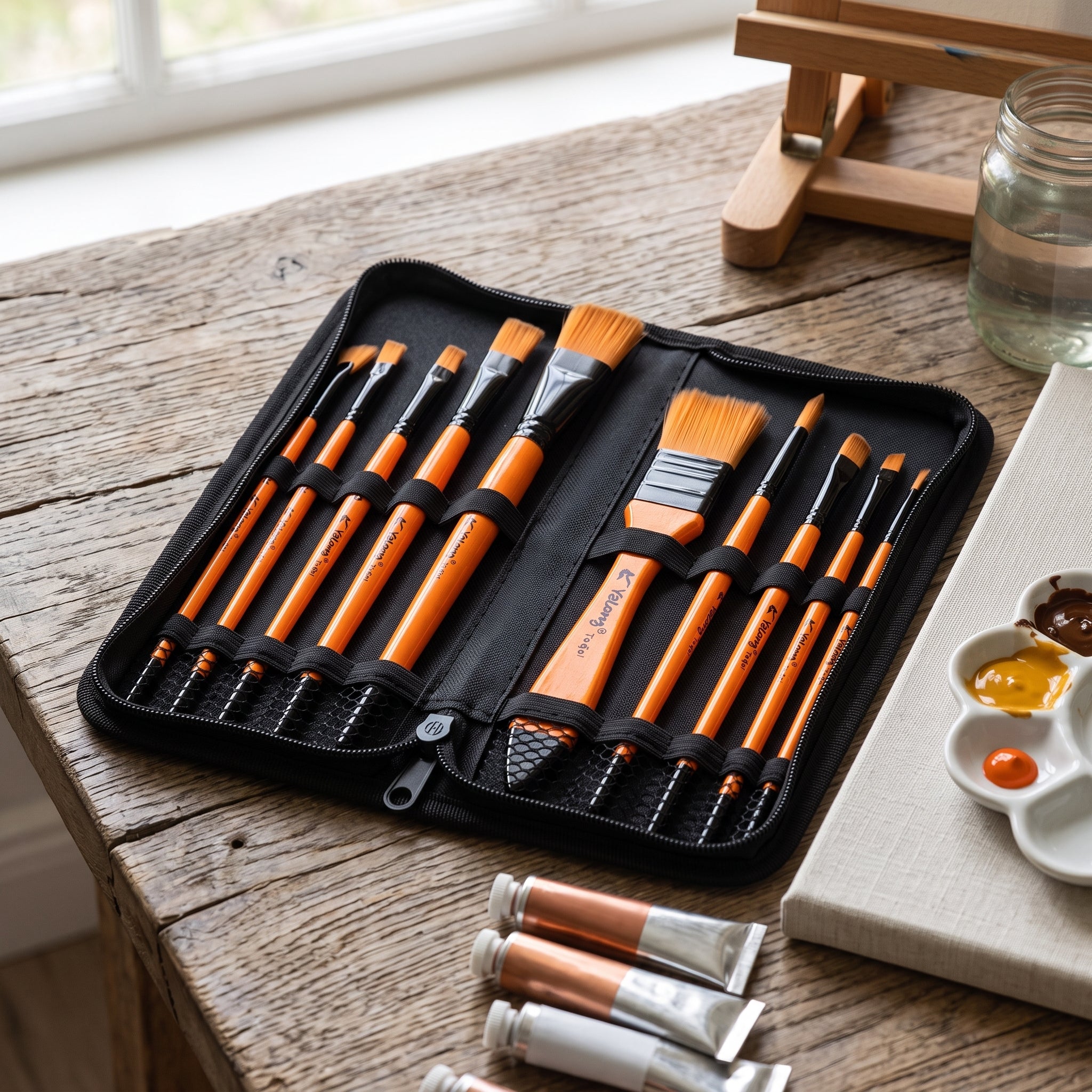 Set de 10 pinceaux Yalong : Kit de Pinceaux Classiques Image secondaire du produit