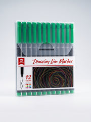 Stylos Feutres Pointe Fine Drawing Line Mobee (12 pcs)