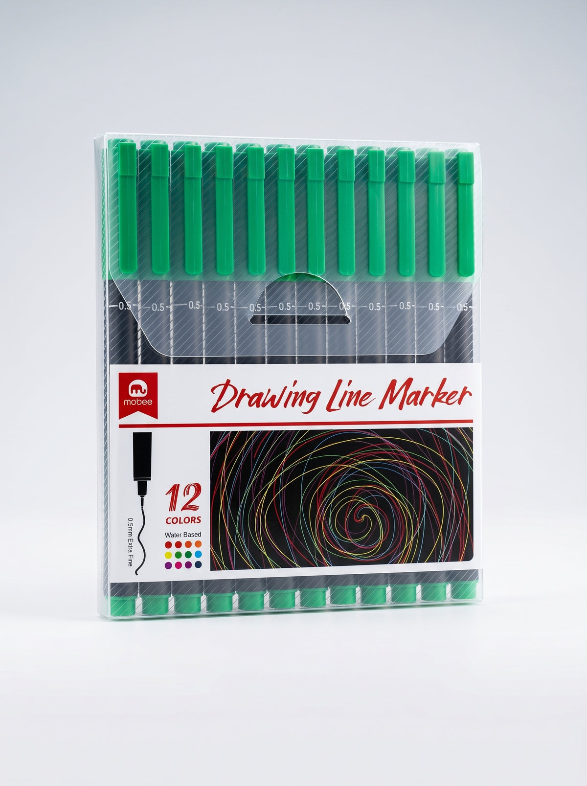 Stylos Feutres Pointe Fine Drawing Line Mobee (12 pcs)